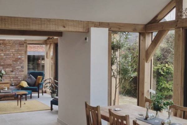 Timber Frame Extension, Derby